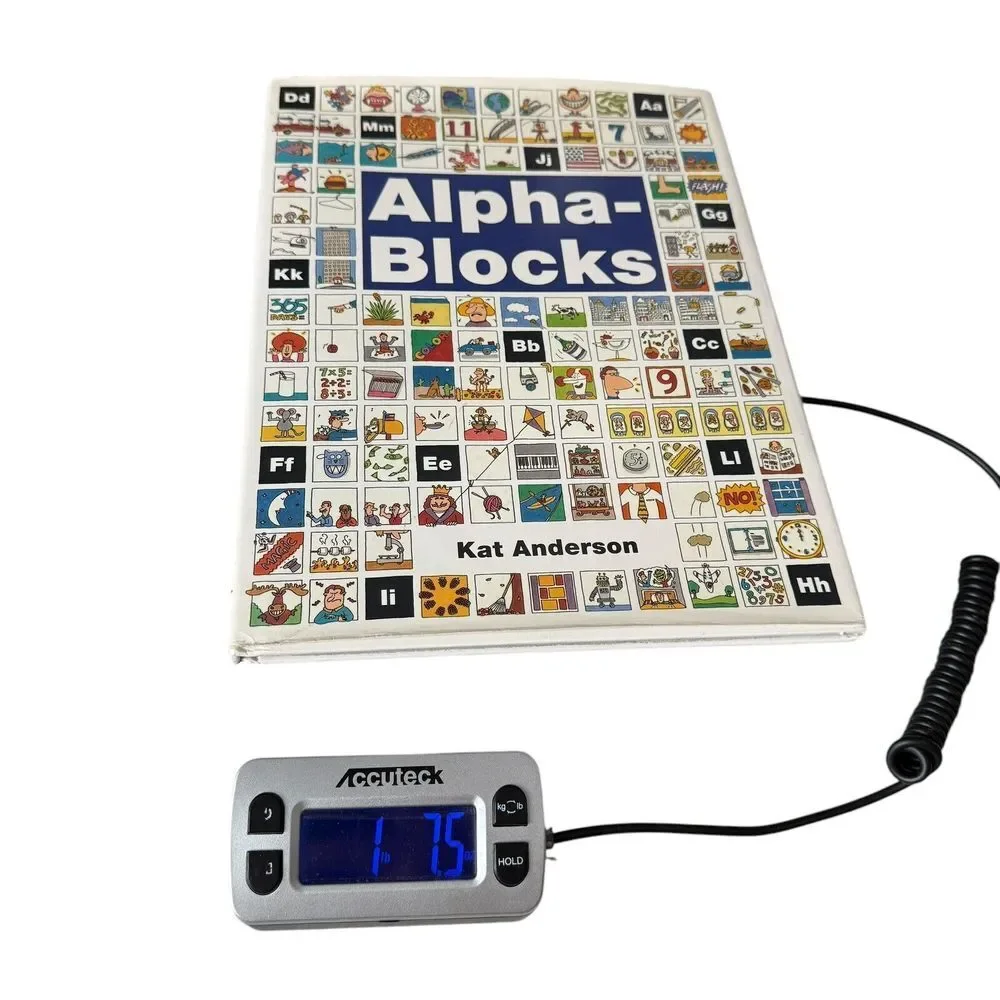 VTG Alpha-Blocks by Kat Anderson‎ 1993 1st Printing Kids Book ABC's - Signed